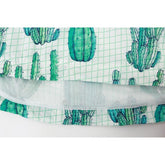 Regenmantel mit Kapuze und Kaktusmotiv